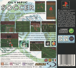 Olympic Soccer - Box - Back (Europe) - 1654x1472