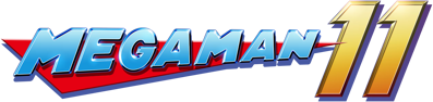 Mega Man 11 - Clear Logo (World) - 2535x600