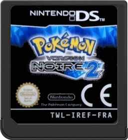 Pokémon Black Version 2 - Cart - Front (France) - 517x564