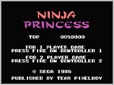 Ninja Princess  - Screenshot - Game Title (World) - 256x192