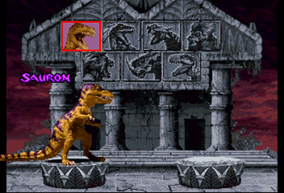 Primal Rage - Screenshot - Game Select (World) - 352x240