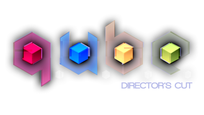 Q.U.B.E: Director's Cut - Clear Logo (North America) - 1351x760