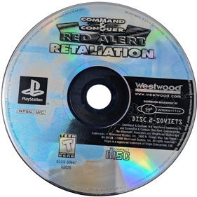 Command & Conquer: Red Alert: Retaliation - Disc (United States) - 639x638