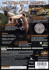 Cabela's Big Game Hunter 2012 - Box - Back (Germany) - 503x716