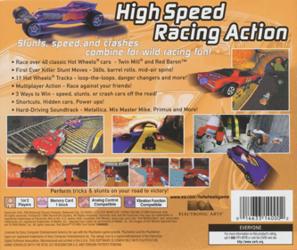 Hot Wheels: Turbo Racing - Box - Back (North America) - 1625x1371