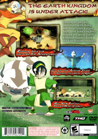 Avatar: The Last Airbender: The Burning Earth - Box - Back (North America) - 1339x1900