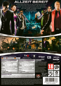 Saints Row: The Third - Box - Back (Europe) - 3041x4274