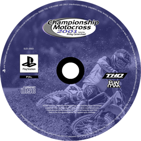 Championship Motocross 2001 featuring Ricky Carmichael - Fanart - Disc (Europe) - 1200x1200