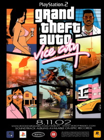 Grand Theft Auto: Vice City - Advertisement Flyer - Front (United Kingdom) - 2385x3200