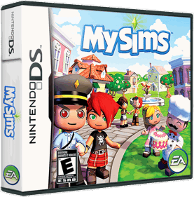 MySims - Box - 3D (North America) - 867x878