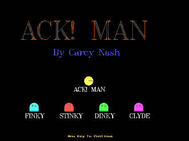 ACK! Man - Screenshot - Game Title (World) - 640x480