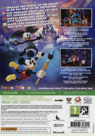 Epic Mickey 2: The Power of Two - Box - Back (Europe) - 6041x8626