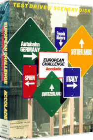 Test Drive II Scenery Disk: European Challenge - Box - 3D (North America) - 820x1225