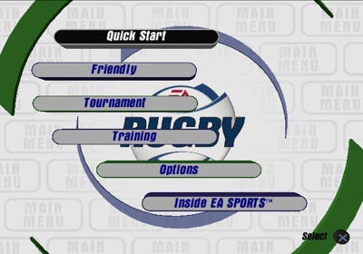 Rugby - Screenshot - Game Select (World) - 640x448