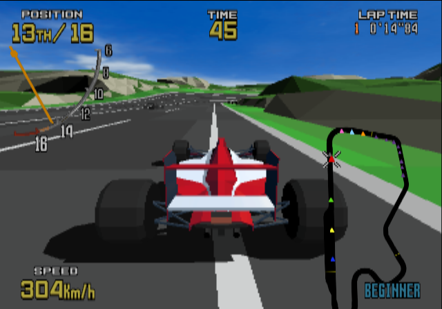 Illustration of Sega Ages 2500 Series Vol. 8: Virtua Racing FlatOut