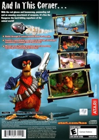 Kao the Kangaroo Round 2 - Box - Back (North America) - 480x676