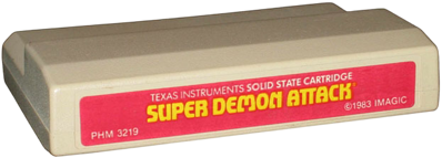 Super Demon Attack - Cart - 3D (North America) - 623x224