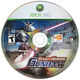 Dynasty Warriors: Gundam - Disc (North America) - 1169x1169