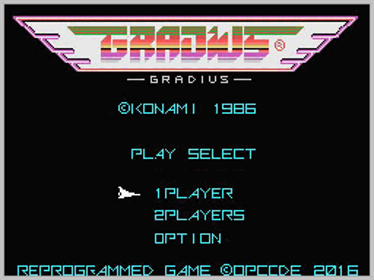 Gradius - Screenshot - Game Title (World) - 256x192