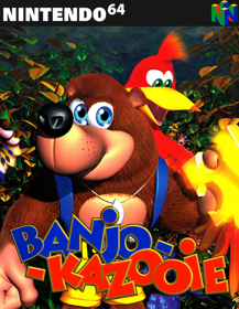 Banjo-Kazooie - Fanart - Box - Front (North America) - 500x646