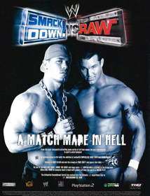 WWE SmackDown! vs. Raw - Advertisement Flyer - Front (United Kingdom) - 2478x3240