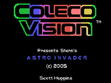 Astro Invader - Screenshot - Game Title (World) - 256x192