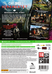 Far Cry 4 - Box - Back (Italy) - 1535x2164