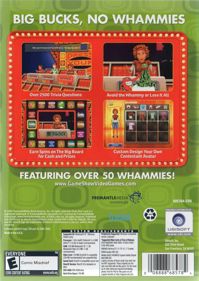 Press Your Luck: 2010 Edition - Box - Back (North America) - 567x800