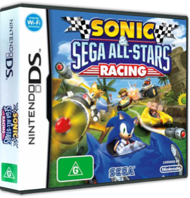 Sonic & SEGA All-Stars Racing - Box - 3D (Australia) - 575x598