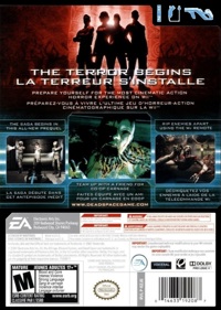 Dead Space: Extraction - Fanart - Box - Back (North America) - 712x1000