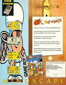 Pierre le Chef is... Out to Lunch - Advertisement Flyer - Front (United Kingdom) - 1706x2194