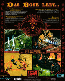 Diablo II - Box - Back (Germany) - 4395x5509