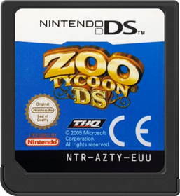Zoo Tycoon DS - Cart - Front (Europe) - 517x564
