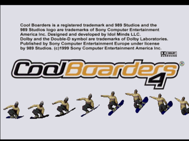 Cool Boarders 4 - Screenshot - Game Title (Europe) - 640x480