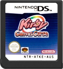 Kirby: Canvas Curse - Cart - Front (Australia) - 517x564