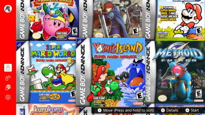 Game Boy Advance: Nintendo Switch Online - Screenshot - Game Select (World) - 1920x1080