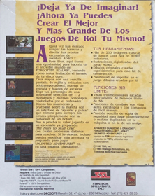 Unlimited Adventures - Box - Back (Spain) - 601x759