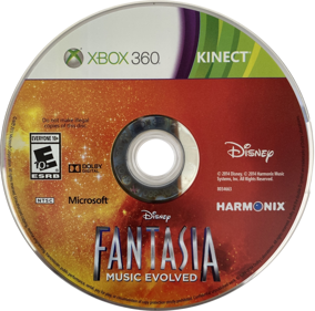 Fantasia: Music Evolved - Disc (North America) - 1173x1160