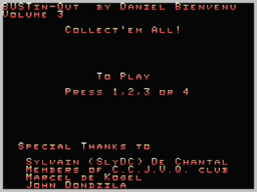BUSTin-Out Volume #3 - Screenshot - Game Select (World) - 256x192