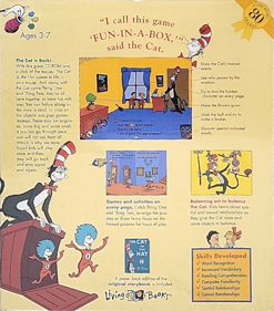 Living Books: The Cat in the Hat - Box - Back (North America) - 847x963