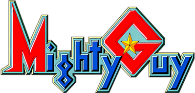 Mighty Guy - Clear Logo (Japan) - 1400x667