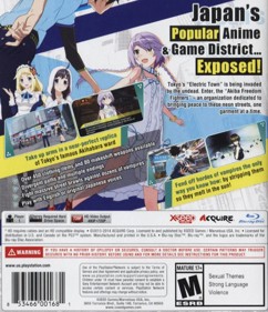 Akiba's Trip: Undead & Undressed - Box - Back (North America) - 500x580