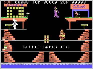 Popeye - Screenshot - Game Title (World) - 256x192