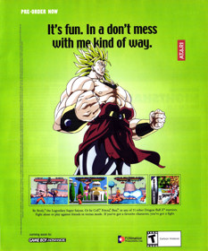 Dragon Ball Z: Taiketsu - Advertisement Flyer - Front (United States) - 1904x2290