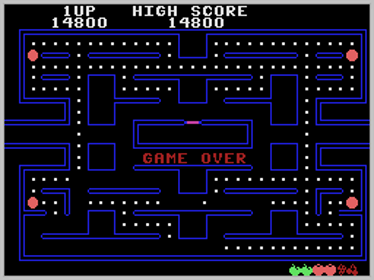 Pac-Man - Screenshot - Game Over (World) - 256x192