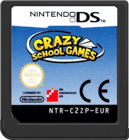 Crazy School Games - Cart - Front (Europe) - 517x564