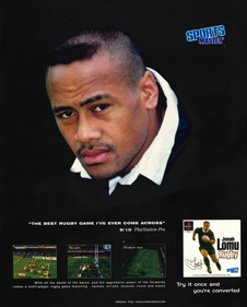 Jonah Lomu Rugby - Advertisement Flyer - Front (United Kingdom) - 1770x2200