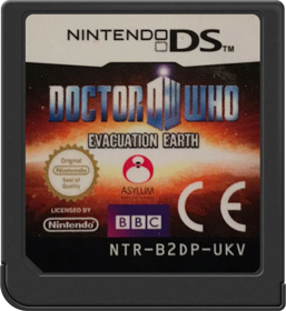 Doctor Who: Evacuation Earth - Cart - Front (United Kingdom) - 517x564