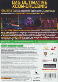 XCOM: Enemy Within - Box - Back (Germany) - 600x854