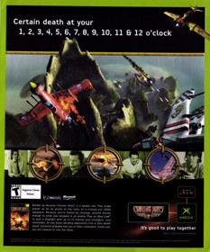 Crimson Skies: High Road to Revenge - Advertisement Flyer - Front (United States) - 1903x2289